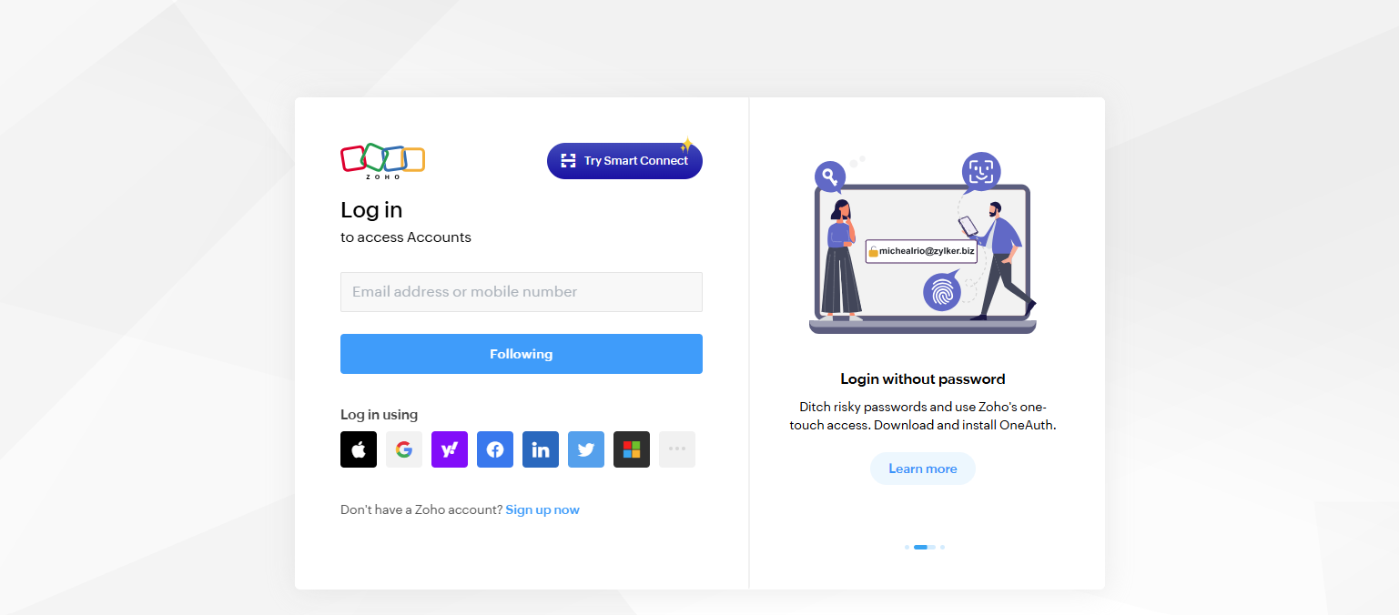 Connexion 2 - Zoho Bookings.png